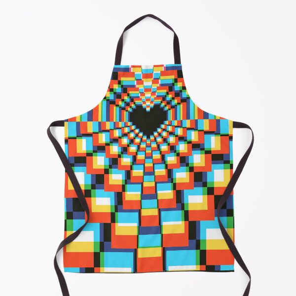 Item preview, Darkest Pixel Heart Kaleidoscope - soft CMYK 2 designed and sold by animinimal.