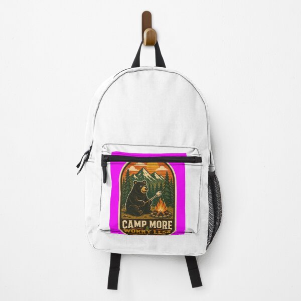Item preview, Camp More Worry Less Bear designed and sold by donndostudio.