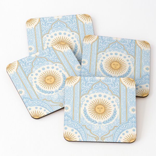 Item preview, Sun May Argentine Vintage Ornamental Pattern Art designed and sold by ART ATTACK ZONE.