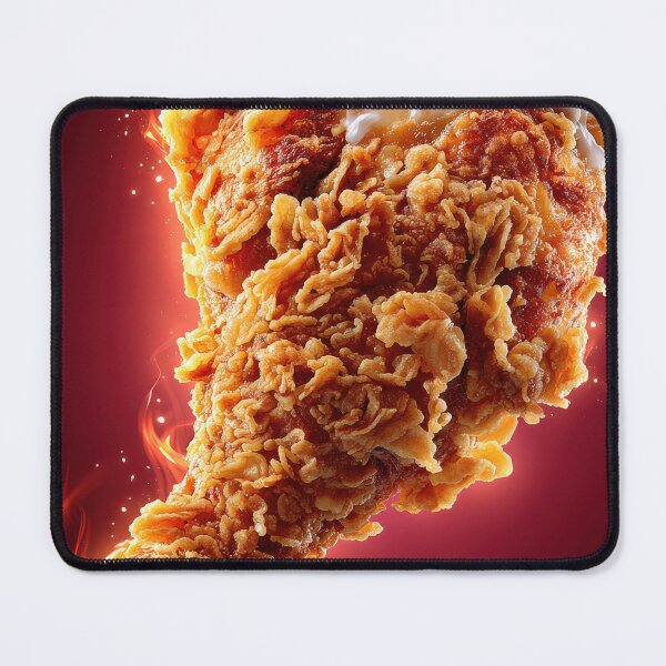 Item preview, Golden Crispy Fried Chicken Drumstick | Crunchy Food Art | Crispy Comfort Food Illustration designed and sold by Grafititee.