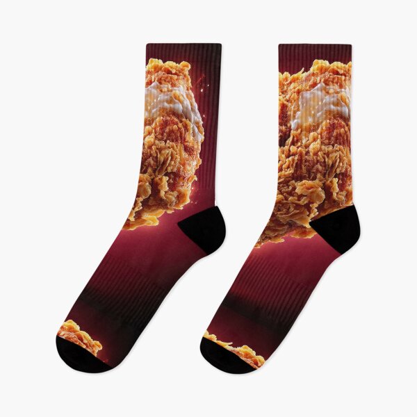 Item preview, Golden Crispy Fried Chicken Drumstick | Crunchy Food Art | Crispy Comfort Food Illustration designed and sold by Grafititee.