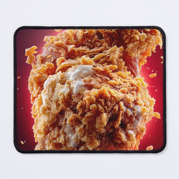 Item preview, Golden Crispy Fried Chicken Drumstick | Crunchy Food Art | Crispy Comfort Food Illustration designed and sold by Grafititee.