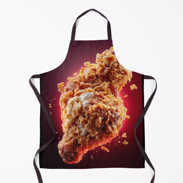 Item preview, Golden Crispy Fried Chicken Drumstick | Crunchy Food Art | Crispy Comfort Food Illustration designed and sold by Grafititee.