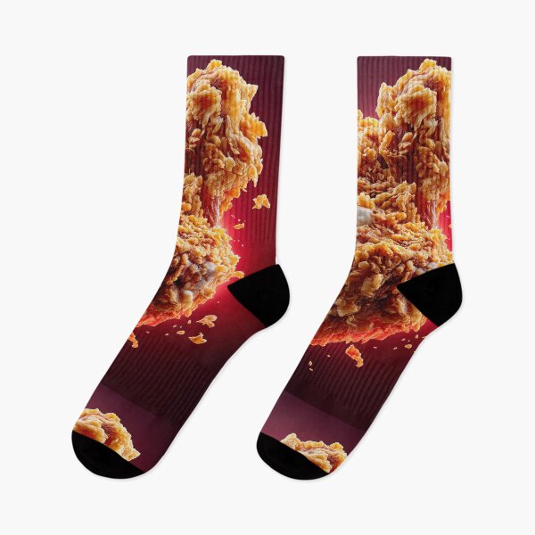 Item preview, Golden Crispy Fried Chicken Drumstick | Crunchy Food Art | Crispy Comfort Food Illustration designed and sold by Grafititee.