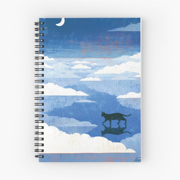 Item preview, Midnight Cat Above the Clouds designed and sold by Dusk Atelier.
