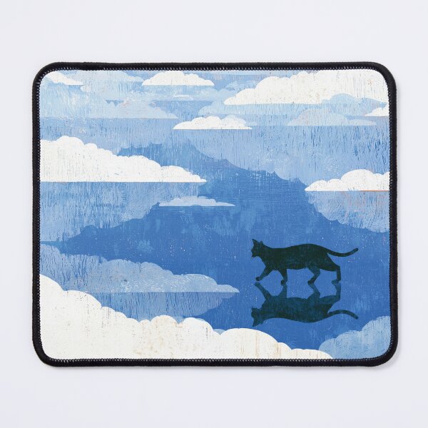 Item preview, Midnight Cat Above the Clouds designed and sold by Dusk Atelier.