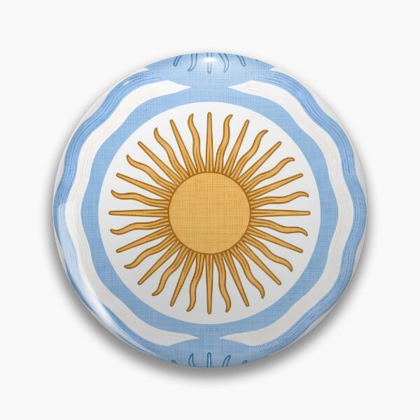 Item preview, Gaucho Sun May Argentine Vintage Ornamental Pattern Art designed and sold by ART ATTACK ZONE.
