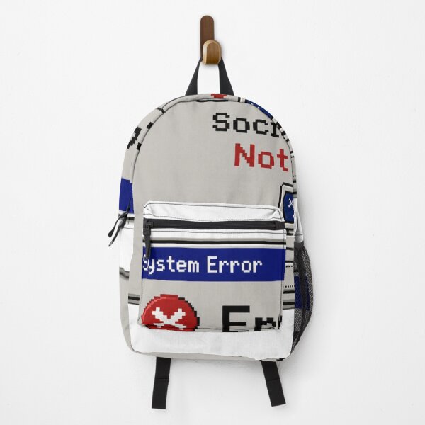 Item preview, Error 404: Social Skills Not Found Funny Retro Computer Design designed and sold by SHOPILIE.