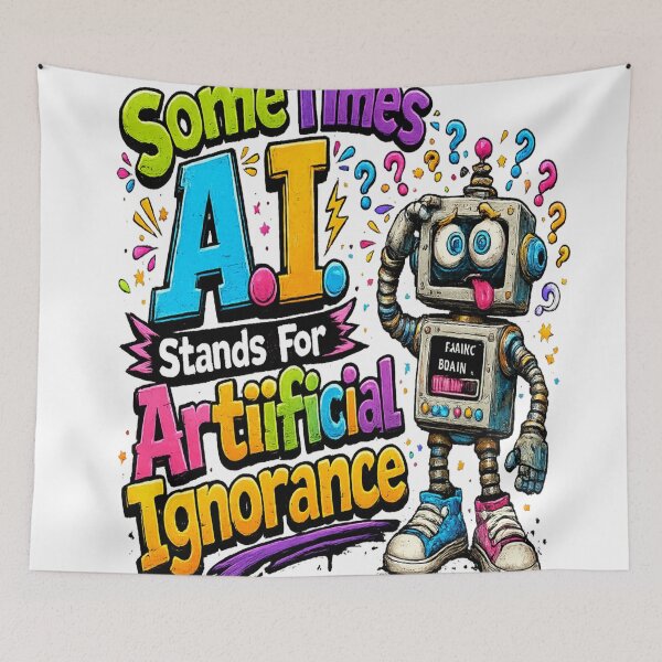 Item preview, Sometimes AI Stands For Artificial Ignorance designed and sold by DazzleKitty.