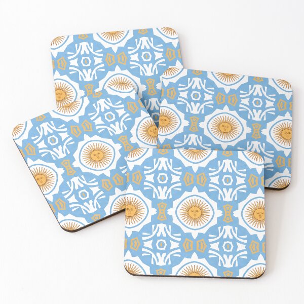 Item preview, Asado Sun May Argentine Vintage Ornamental Pattern Art designed and sold by ART ATTACK ZONE.