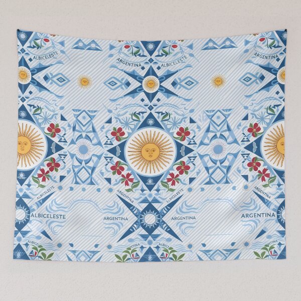 Item preview, Mate Sun May Argentine Vintage Ornamental Pattern Art designed and sold by ART ATTACK ZONE.