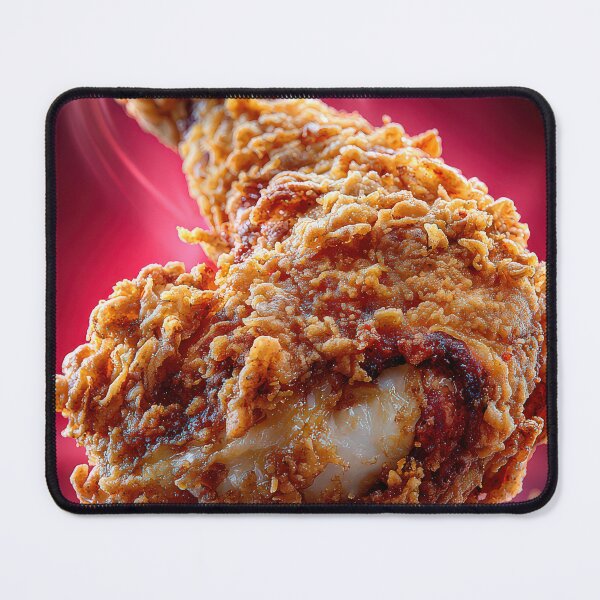 Item preview, Golden Crispy Fried Chicken Drumstick | Crunchy Food Art | Crispy Comfort Food Illustration designed and sold by Grafititee.