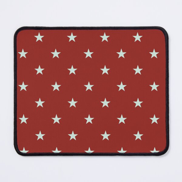 Item preview, Minimalist Star Pattern | Deep Red and Vanilla Cream Stars | Red and White Stars Festive Holiday Stars Preppy | Red and Mint Starry Night Pattern | Preppy Red and Vanilla Frost Stars designed and sold by VivaFy.