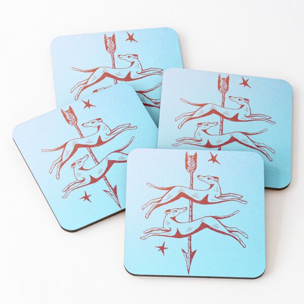 Item preview, Greyhound Illustration designed and sold by moonshinemais.