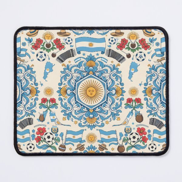 Item preview, Patagonia Sun May Argentine Vintage Ornamental Pattern Art designed and sold by ART ATTACK ZONE.