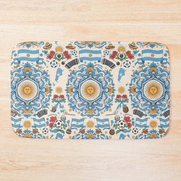 Item preview, Patagonia Sun May Argentine Vintage Ornamental Pattern Art designed and sold by ART ATTACK ZONE.