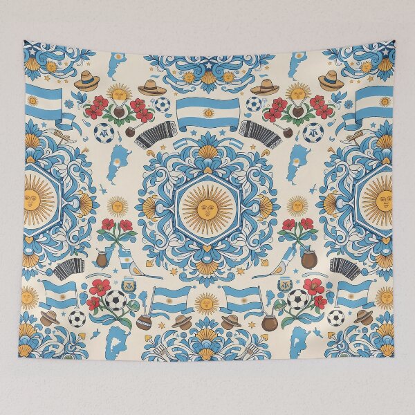 Item preview, Patagonia Sun May Argentine Vintage Ornamental Pattern Art designed and sold by ART ATTACK ZONE.