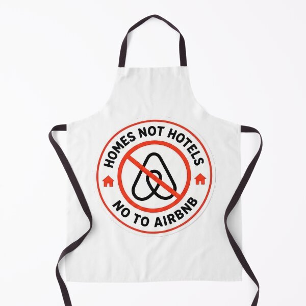 Item preview, Homes, Not Hotels - No To Airbnb designed and sold by SassyArtistry.