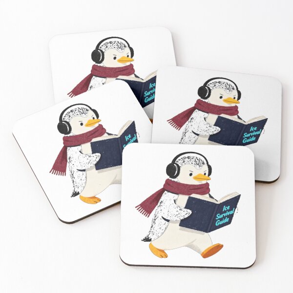 Item preview, Penguin Reading a Book designed and sold by stiellarose.