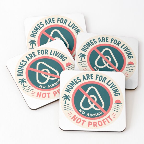 Item preview, Homes are for living, not profit - Support Local Communities  designed and sold by SassyArtistry.