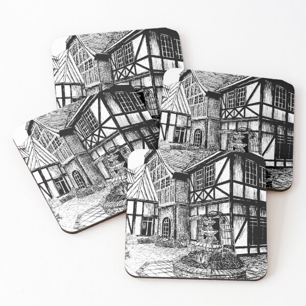 Item preview, Solvang California black and white designed and sold by MooreArtStudio.