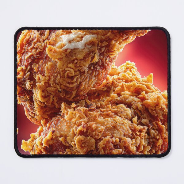 Item preview, Golden Crispy Fried Chicken Drumstick | Crunchy Food Art | Crispy Comfort Food Illustration designed and sold by Grafititee.