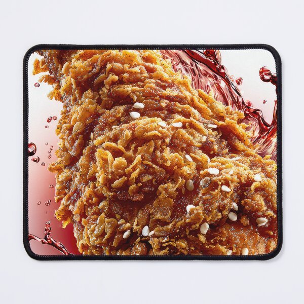 Item preview, Golden Crispy Fried Chicken Drumstick | Crunchy Food Art | Crispy Comfort Food Illustration designed and sold by Grafititee.
