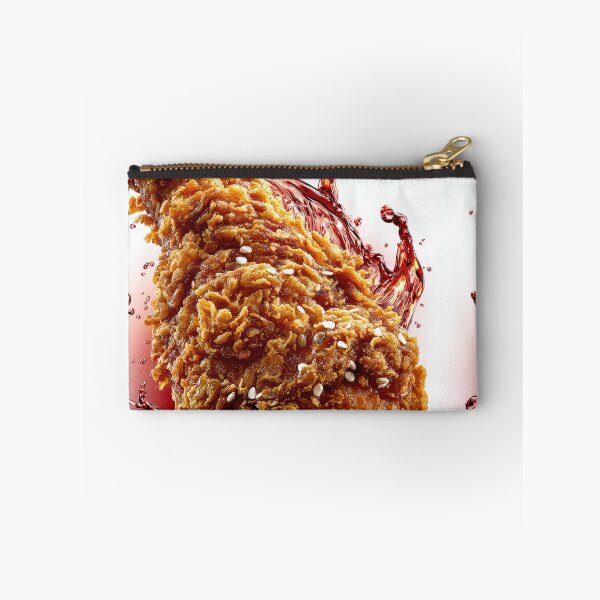 Item preview, Golden Crispy Fried Chicken Drumstick | Crunchy Food Art | Crispy Comfort Food Illustration designed and sold by Grafititee.
