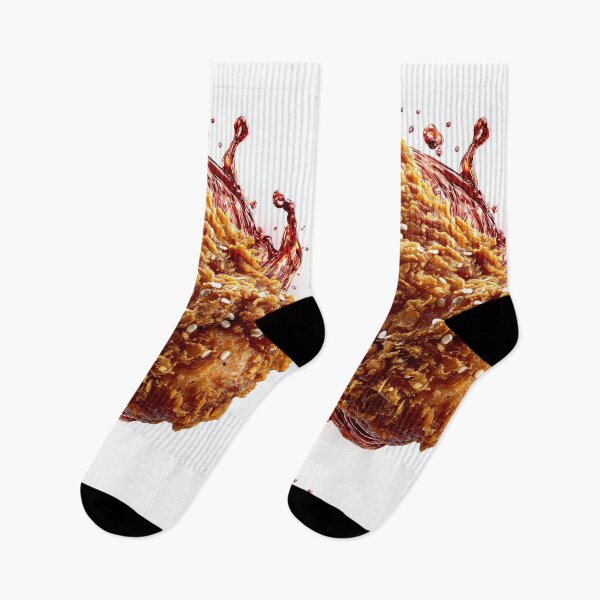 Item preview, Golden Crispy Fried Chicken Drumstick | Crunchy Food Art | Crispy Comfort Food Illustration designed and sold by Grafititee.