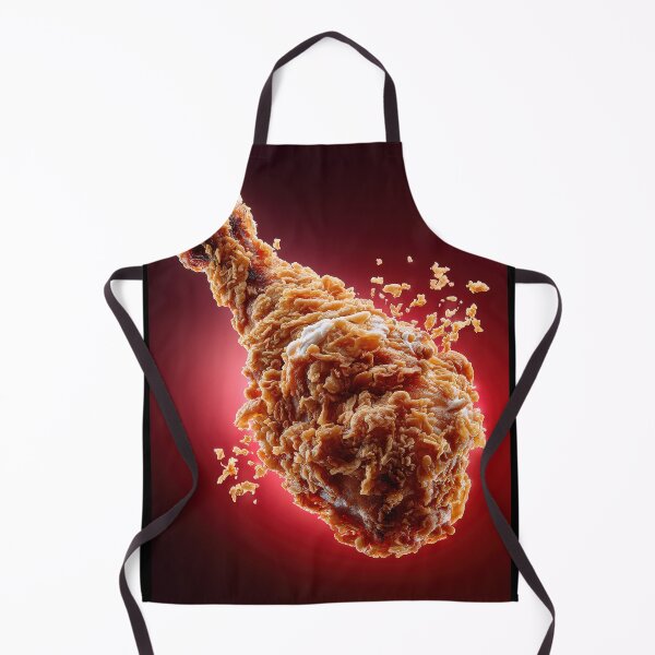 Item preview, Golden Crispy Fried Chicken Drumstick | Crunchy Food Art | Crispy Comfort Food Illustration designed and sold by Grafititee.