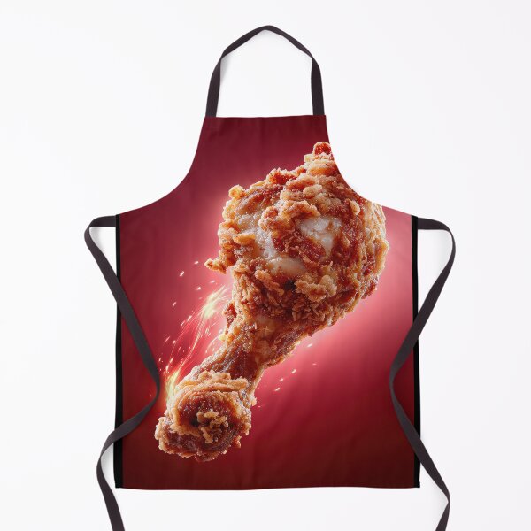 Item preview, Golden Crispy Fried Chicken Drumstick | Crunchy Food Art | Crispy Comfort Food Illustration designed and sold by Grafititee.