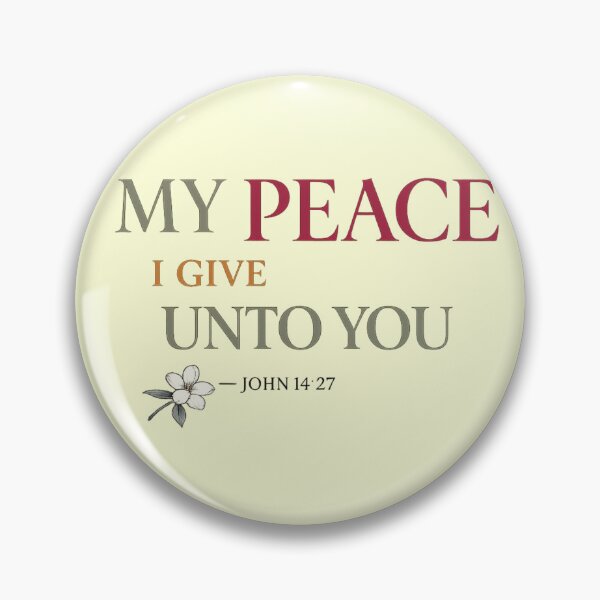 Item preview, My peace I give unto you designed and sold by QCena.