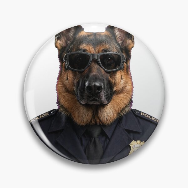 Item preview, German Shepherd Police Officer designed and sold by ProPetStudio.
