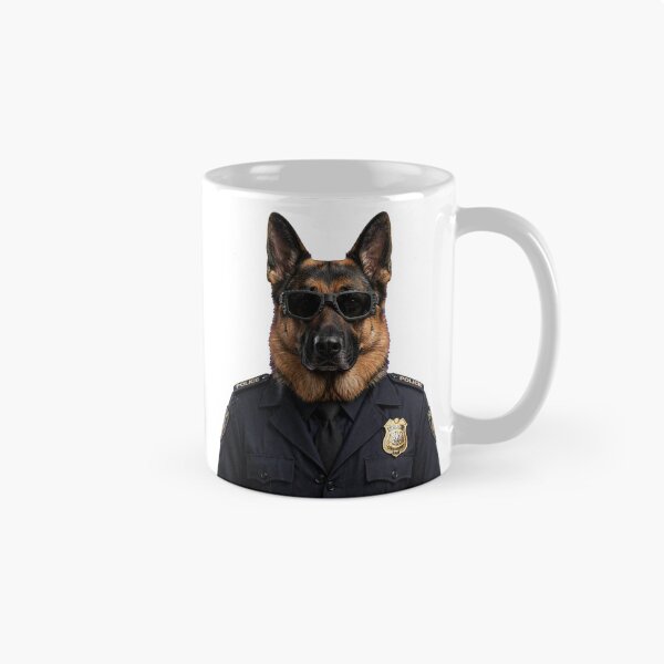 Artikelvorschau, Deutscher Schäferhund Polizeibeamter entworfen und verkauft von ProPetStudio.
