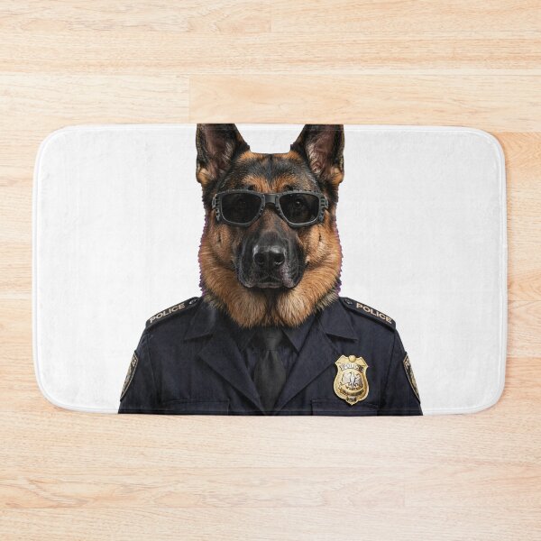Item preview, German Shepherd Police Officer designed and sold by ProPetStudio.