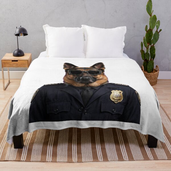 Item preview, German Shepherd Police Officer designed and sold by ProPetStudio.