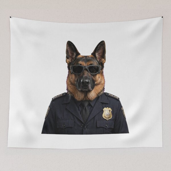 Item preview, German Shepherd Police Officer designed and sold by ProPetStudio.