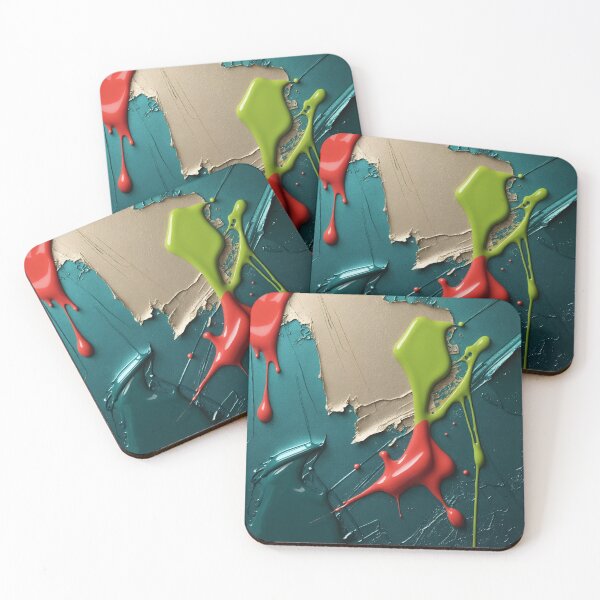 Item preview, Modern Abstract Acrylic Paint Splash designed and sold by Ingorgia Studio.