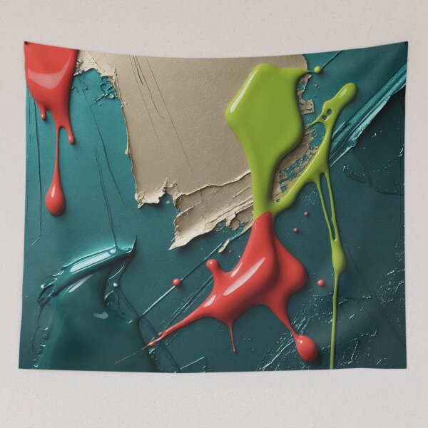 Item preview, Modern Abstract Acrylic Paint Splash designed and sold by Ingorgia Studio.