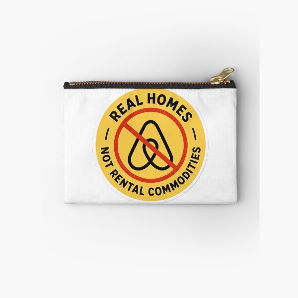 Item preview, Real Homes, Not Rental - Anti Airbnb designed and sold by SassyArtistry.