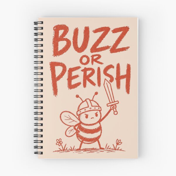 Item preview, Buzz Or Perish Funny Bee Warrior designed and sold by NosandEdgy.