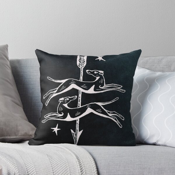 Item preview, Greyhound and Arrow Illustration designed and sold by moonshinemais.