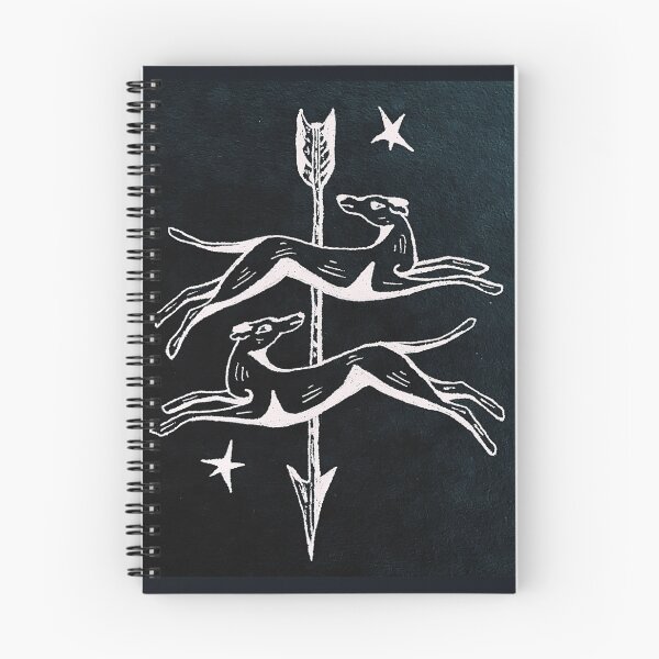 Item preview, Greyhound and Arrow Illustration designed and sold by moonshinemais.