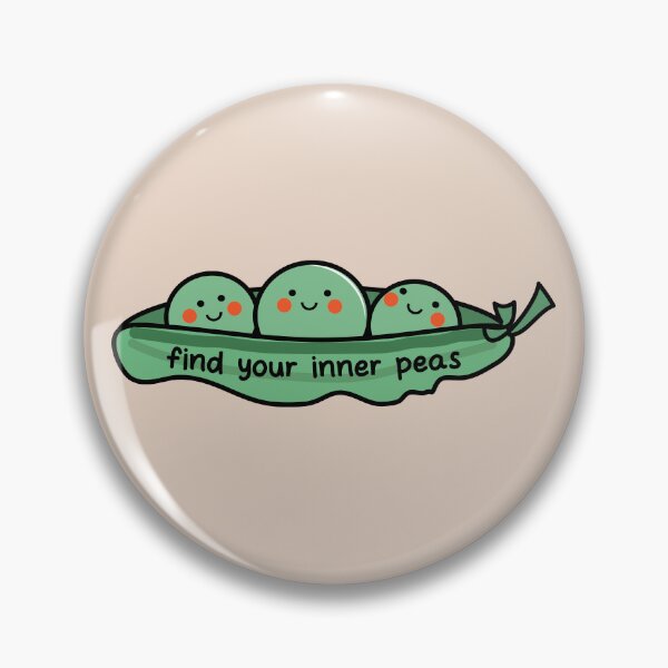 Item preview, Find your inner peas funny pun designed and sold by fluffyfamcraft.