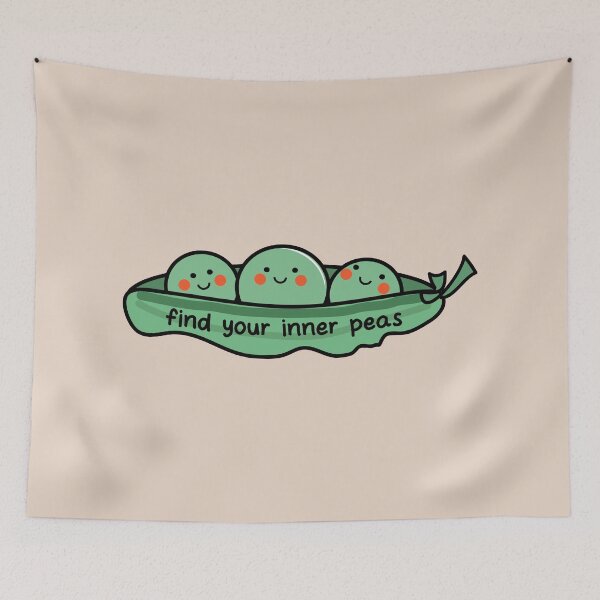 Item preview, Find your inner peas funny pun designed and sold by fluffyfamcraft.