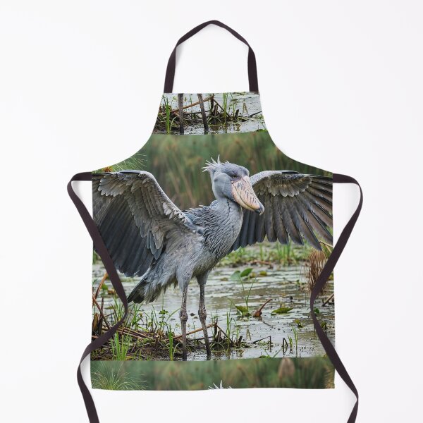 Item preview, Majestic Shoebill in Wetland Habitat designed and sold by Savannah Gibbs.