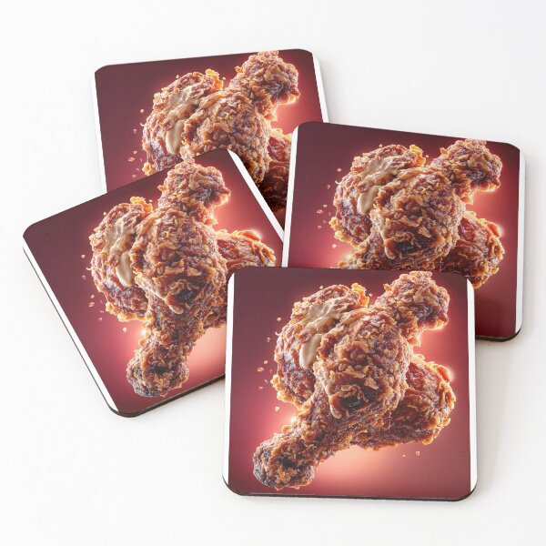 Item preview, Copy ofGolden Crispy Fried Chicken Drumstick | Crunchy Food Art | Crispy Comfort Food Illustration designed and sold by Grafititee.