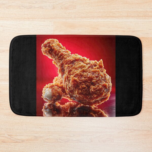 Item preview, Golden Crispy Fried Chicken Drumstick | Crunchy Food Art | Crispy Comfort Food Illustration designed and sold by Grafititee.