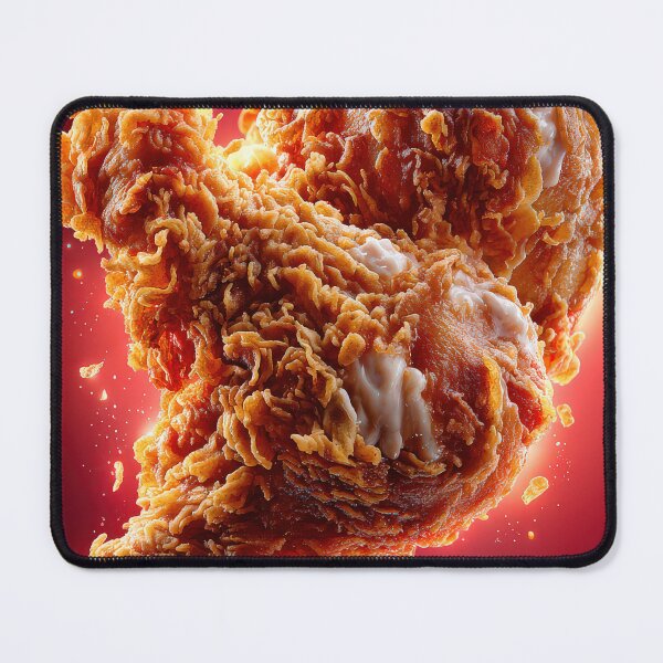 Item preview, Golden Crispy Fried Chicken Drumstick | Crunchy Food Art | Crispy Comfort Food Illustration designed and sold by Grafititee.
