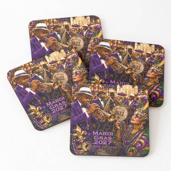 Item preview, Mardi Gras 2027 - When The Saints Come Marching Home - New Orleans designed and sold by DBM Photo Art 1.